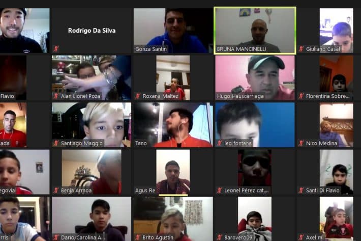 Federico Mancinelli dialogó con el Fútbol Infantil