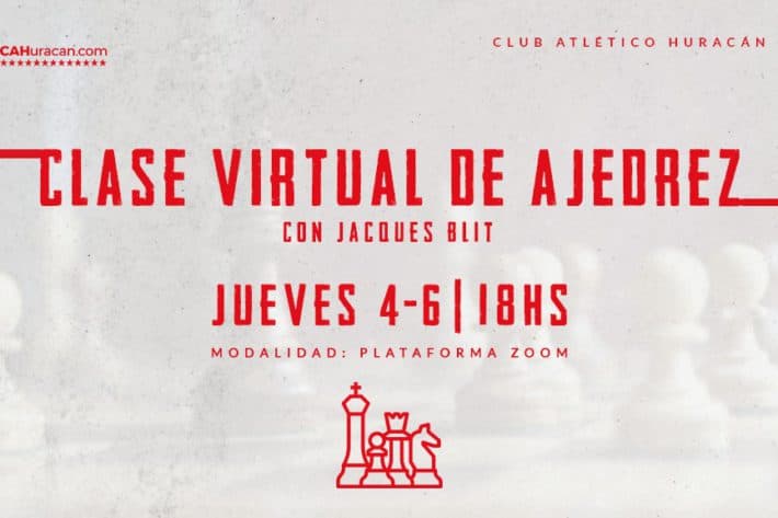 Clases virtuales de Ajedrez con el Profesor Internacional Jacques Blit