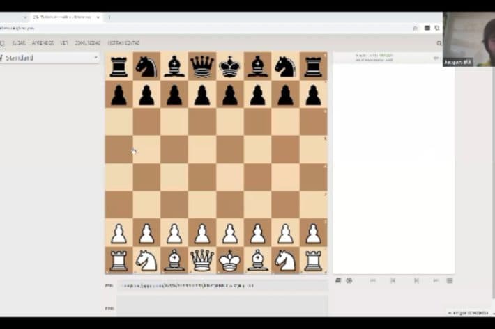 Se concretó la Clase virtual de Ajedrez con los Huracanes del Mundo