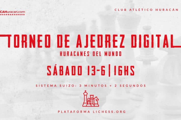 Habrá un torneo de ajedrez virtual con los Huracanes del Mundo