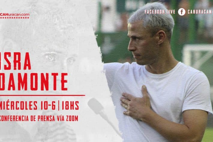 Israel Damonte dará una Conferencia de Prensa vía Zoom
