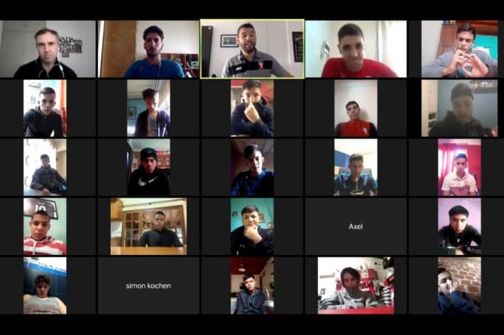 La Octava División recibió a Leandro Grimi