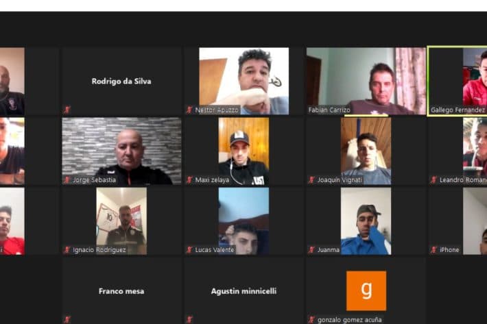 Fabián Carrizo charló con la Reserva