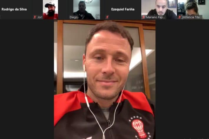 El entrenador Israel Damonte charló con la Peña Zona Sur