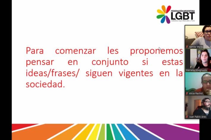 Los jugadores de fútbol juvenil participaron de un taller sobre genero