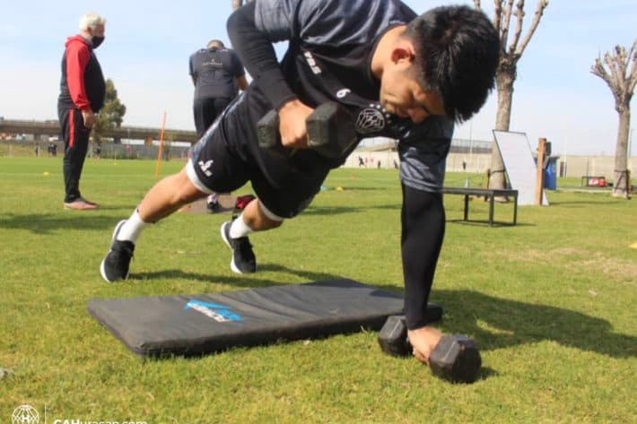 Ejercicios físicos en La Quemita