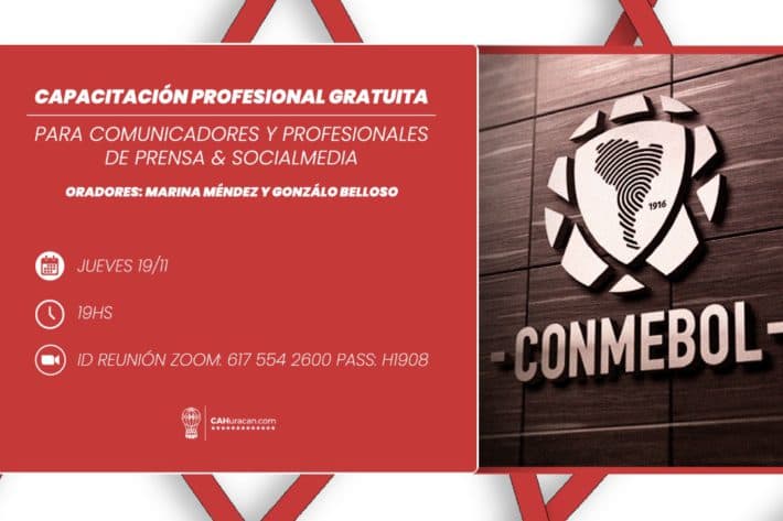 Capacitación Profesional de CONMEBOL en Huracán