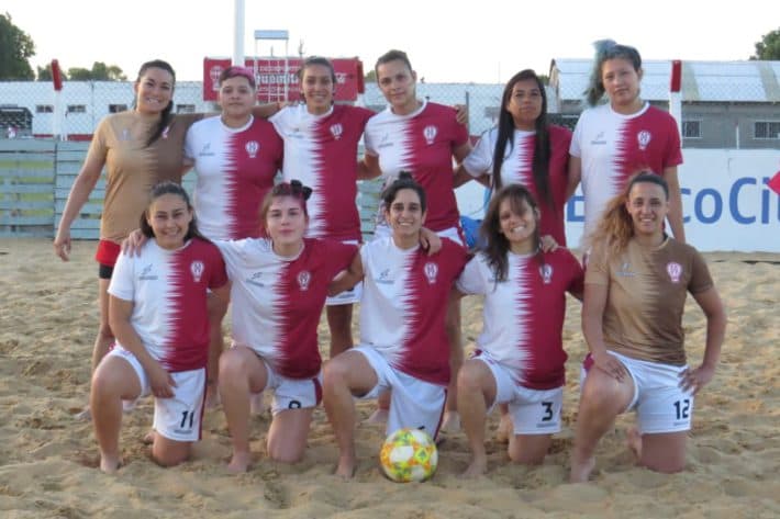 El Fútbol Playa Femenino venció a Cazec en La Quemita