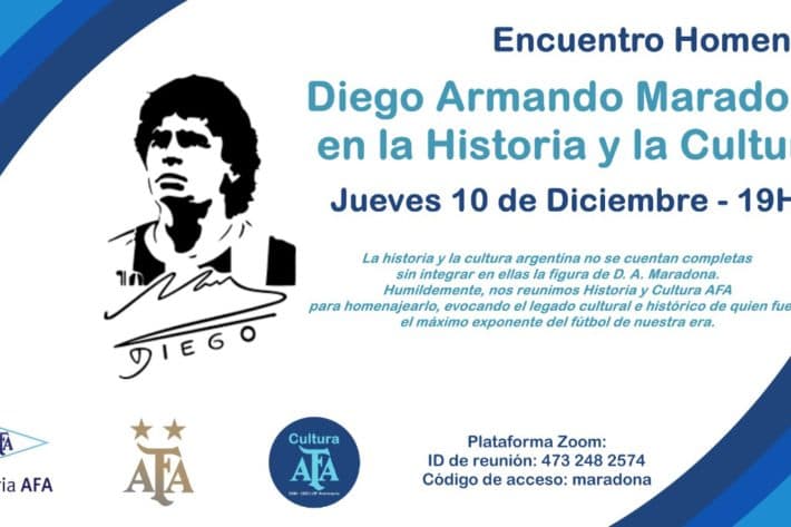 Huracán participó del Encuentro Homenaje a Diego Armando Maradona