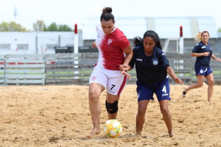 Acción para el Fútbol Playa
