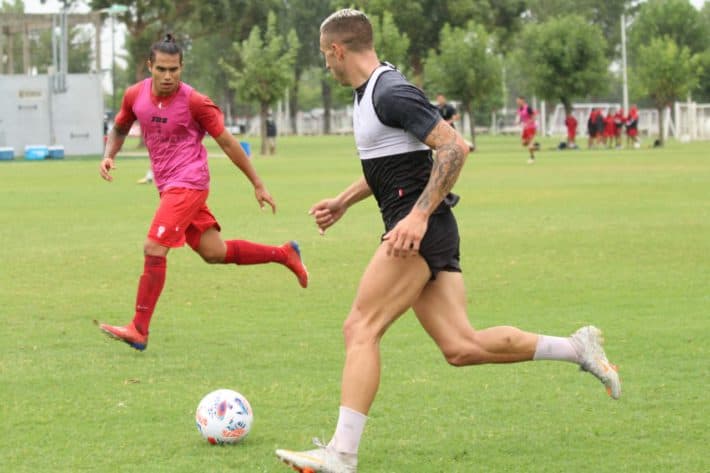 Práctica vespertina en La Quemita