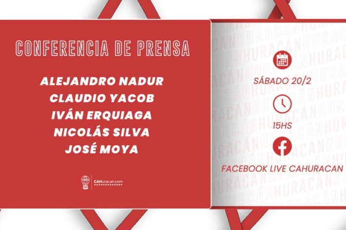 Conferencia de Prensa vía Zoom de Alejandro Nadur junto a los refuerzos del Plantel Profesional