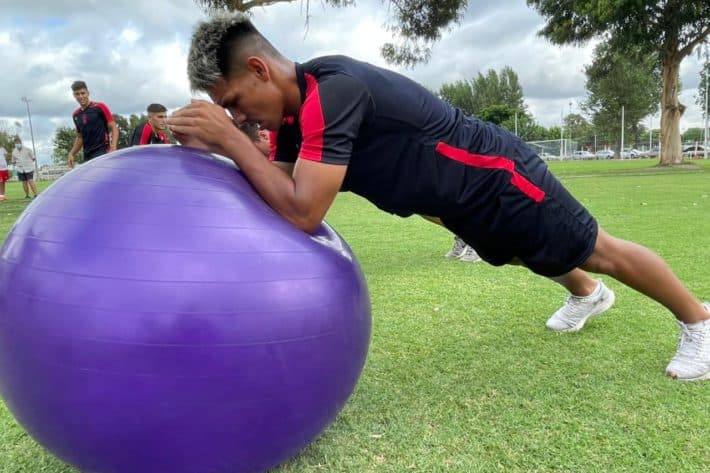 Práctica matutina en La Quemita