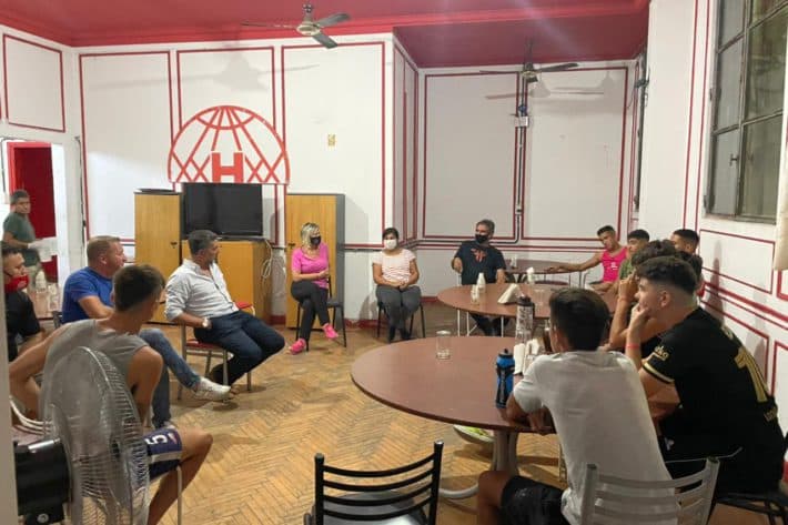 El Presidente visitó la Pensión de “El Palacio”