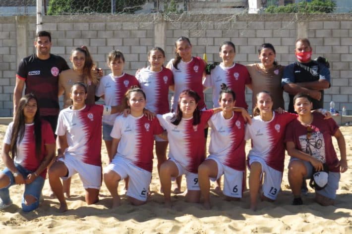 Campeonas en Fútbol Playa