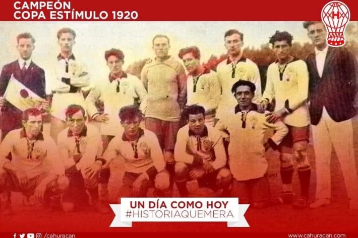 100 años del primer título oficial de máxima categoría de Huracán
