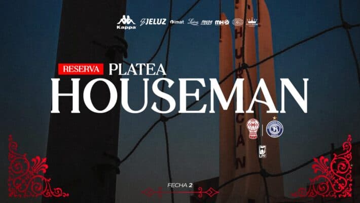 Reservas para la platea Houseman ante Independiente Rivadavia