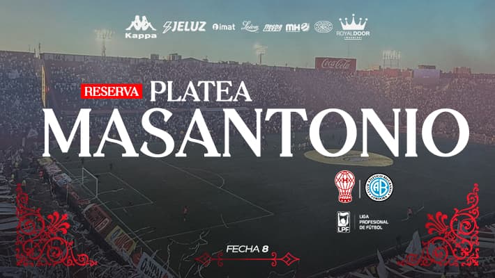 Reservas de la platea Masantonio ante Belgrano