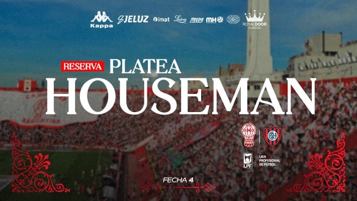 Reservas de la platea Houseman para el clásico