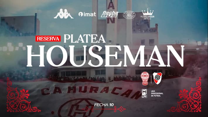 Reservas de la platea Houseman ante River